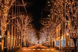「丸の内イルミネーション 2023」東京・丸の内エリアにシャンパンゴールドのLED約120万球が点灯｜写真1