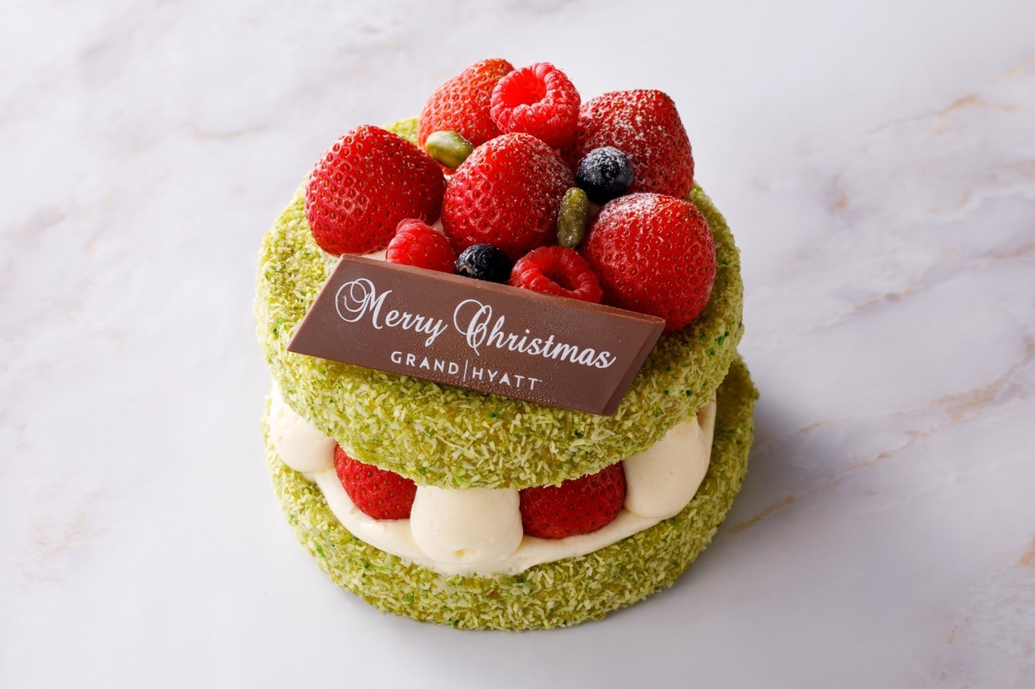 ダックワーズ｜グランド ハイアット 福岡2023年クリスマスケーキ、ビターチョコのブッシュ・ド・ノエルなど