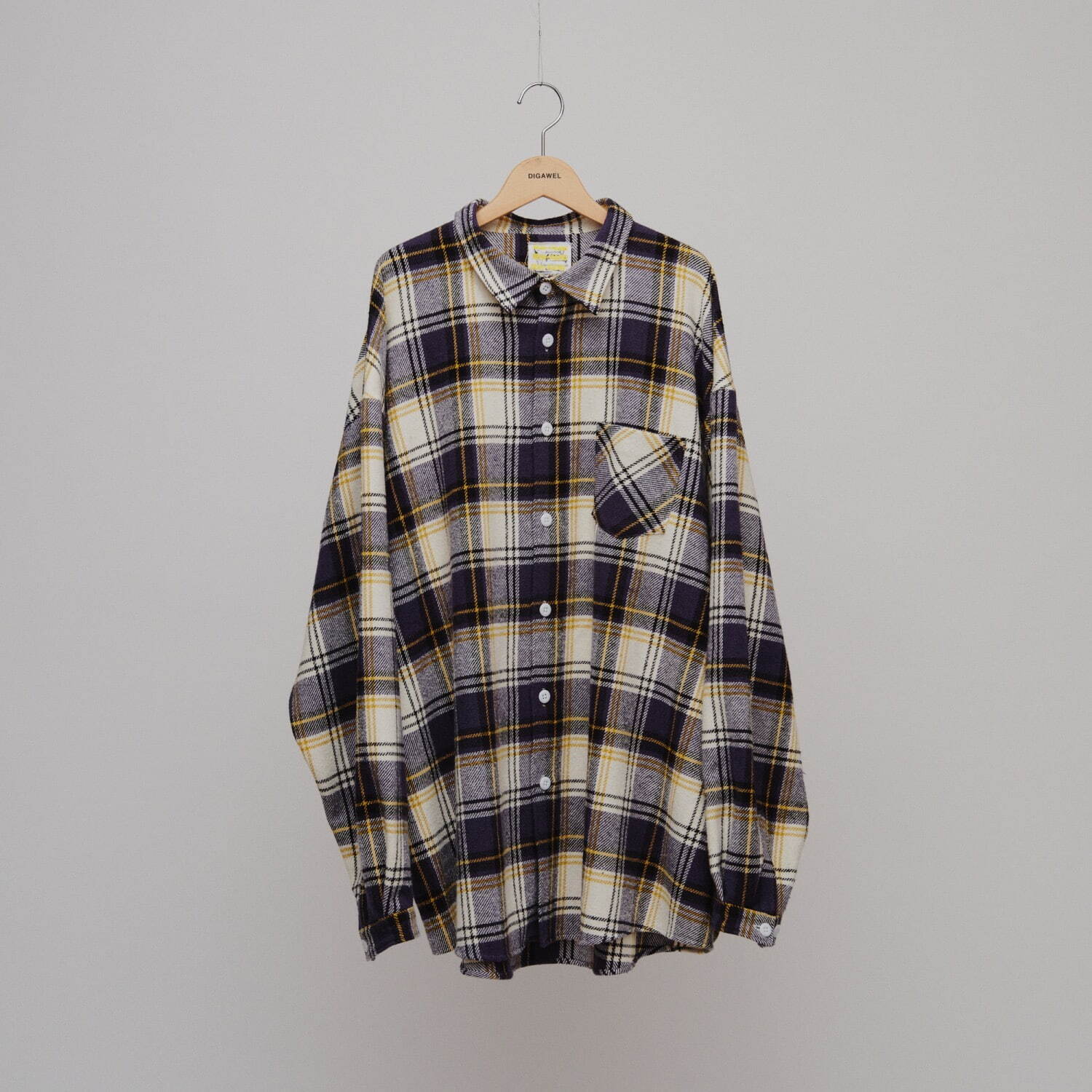 MIN-NANO×DIGAWEL Oversized Check Shirt 28,600円