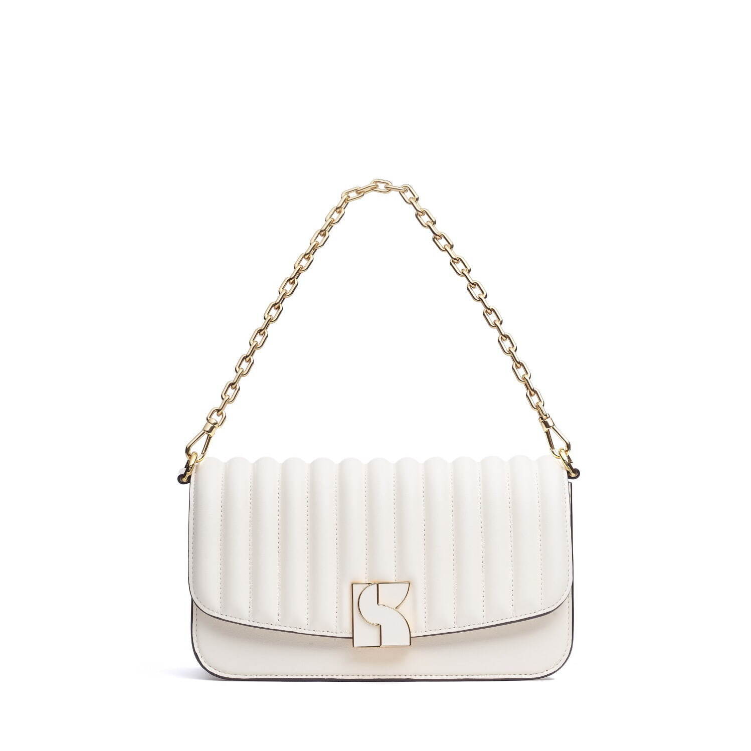 kate spade dakota trapunto smooth leather medium convertible shoulder bag 85,800円
(H15×W25×D8cm)