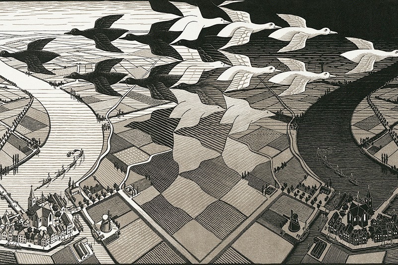 巡回展｜“視覚の魔術師”エッシャーの展覧会が滋賀・佐川美術館で - 騙し絵の代表作など150点以上が一堂に