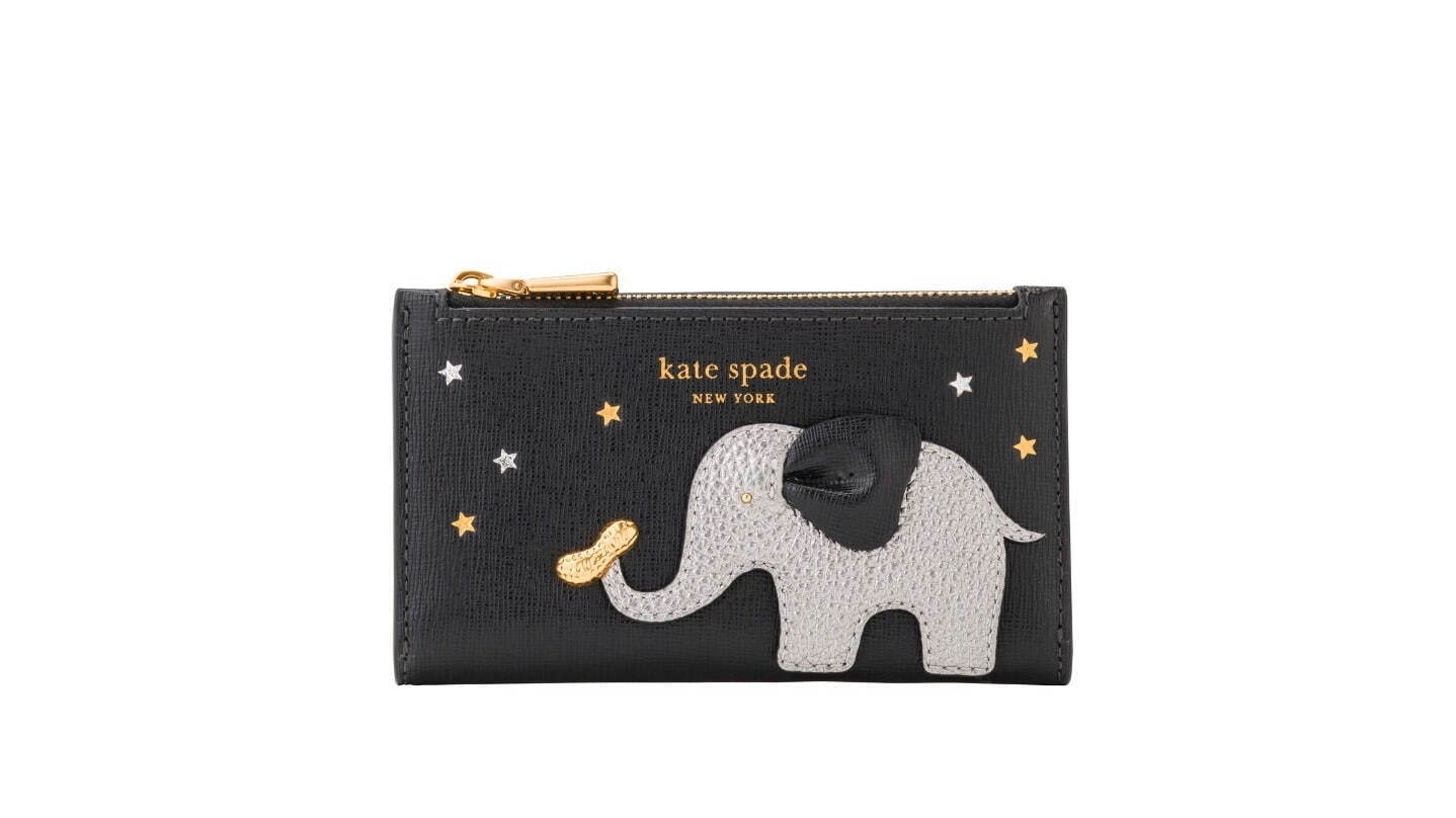 ケイト・スペード23年クリスマス財布＆小物、“象”の立体コインケースや
