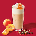 スターバックス ティー & カフェ、ふわふわティームース＆アプリコット果肉のティーフラペチーノ｜写真1