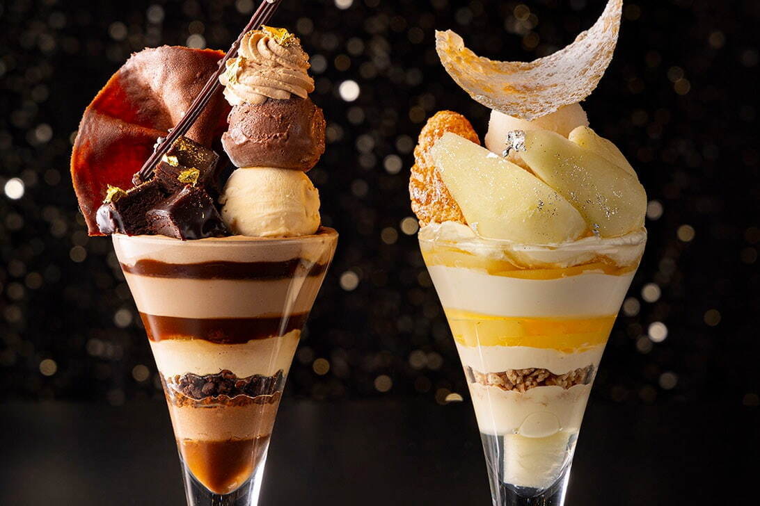パフェ｜ストリングスホテル東京インターコンチネンタル、5種のチョコレート＆ラ・フランスが主役の冬限定パフェ