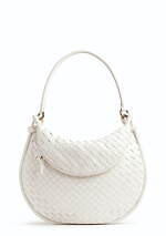 【BOTTEGA VENETA】スモール ジェメッリ 半月 ポーチハンドル付 BOTTEGA VENETA スモール ジェメッリ ショルダーバッグ (BOTTEGA