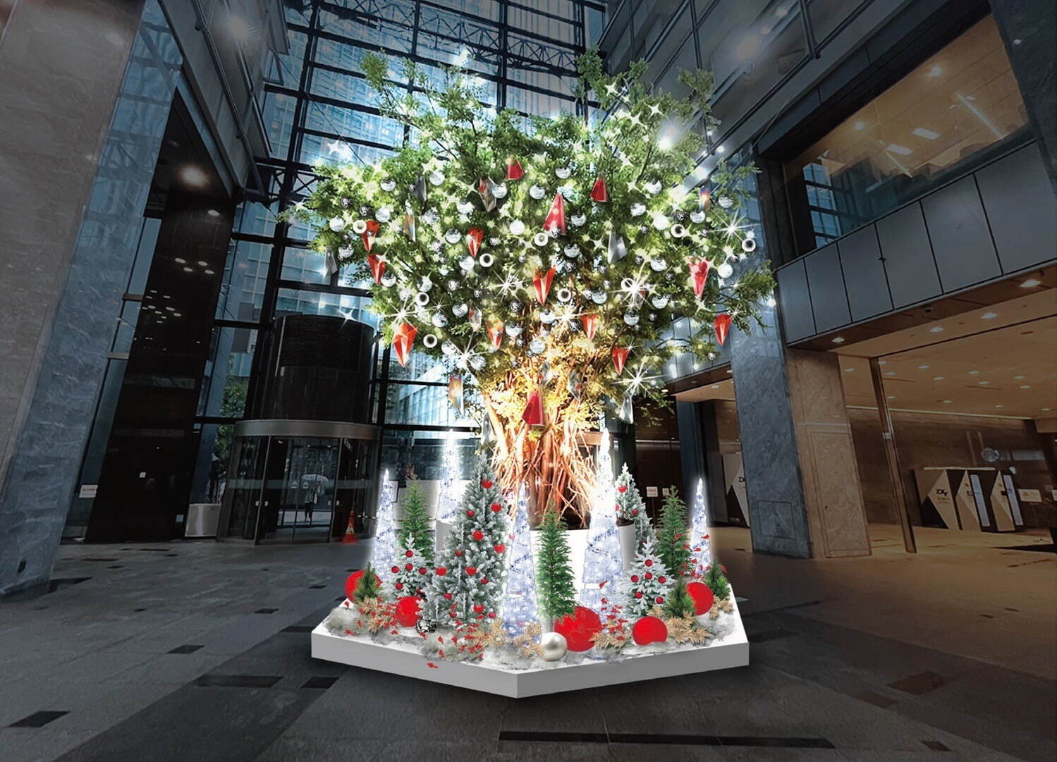 「新宿ミナミルミ」新宿駅南口のイルミネーション、“体験型”の光の演出やクリスマスツリー｜写真9