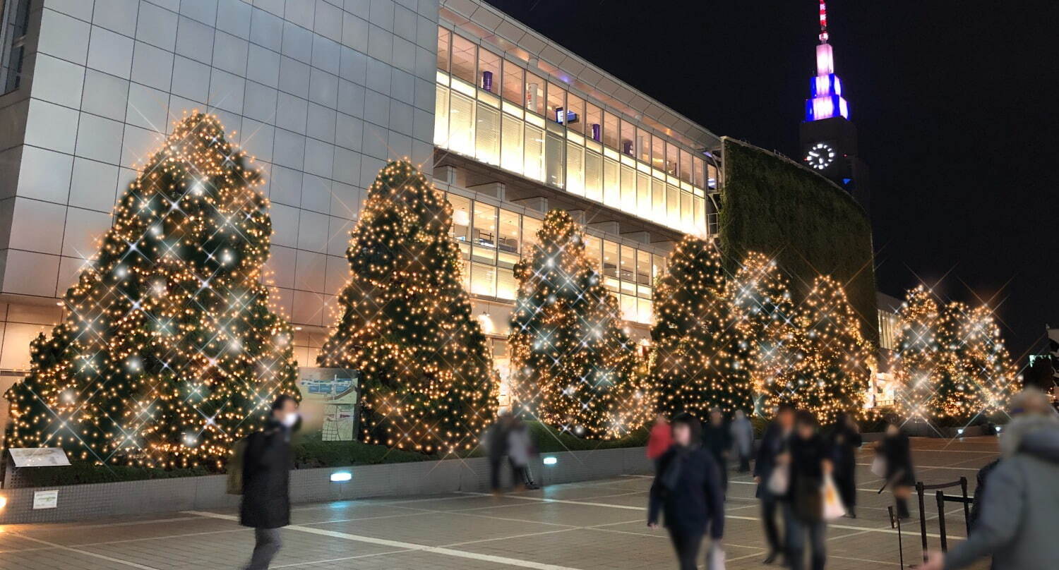 「新宿ミナミルミ」新宿駅南口のイルミネーション、“体験型”の光の演出やクリスマスツリー｜写真2