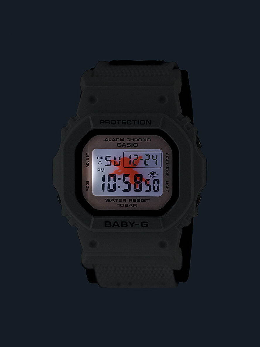 G-SHOCK&BABY-Gのクリスマスペアウオッチ、“天使と悪魔”の刻印やシルエットが現れる文字板｜写真7