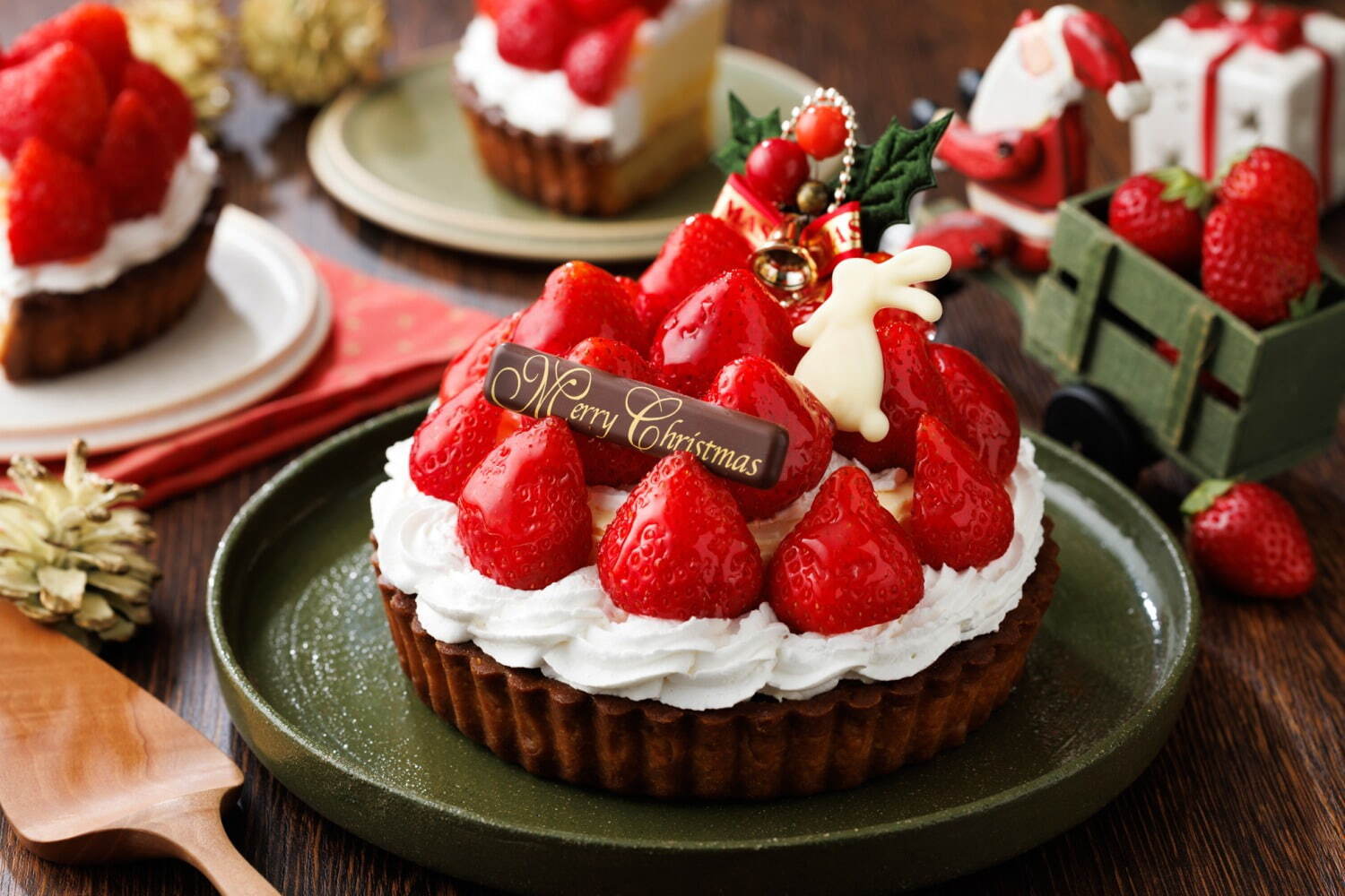 ICHIBIKOクリスマス「ファーム直送、完熟で⽢い⾹りと濃厚な