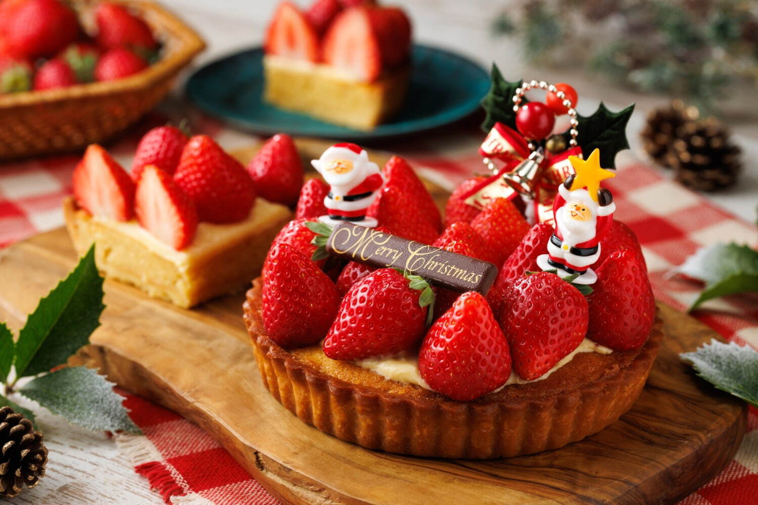 いちごスイーツ専門店「いちびこ」のクリスマスケーキ2023、完熟いちごのショートケーキやタルト｜写真8