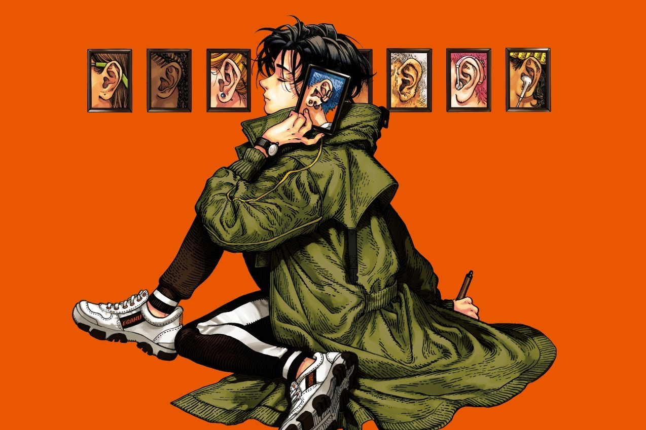 「EGAKU」展が新宿マルイ本館で、マンガ家やイラストレーターが“お気に入りの曲を絵で表現”