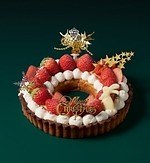 ルミネ＆ニュウマンの23年クリスマスケーキ、リースに見立てた苺タルトケーキや雪だるま型チョコムース｜写真2