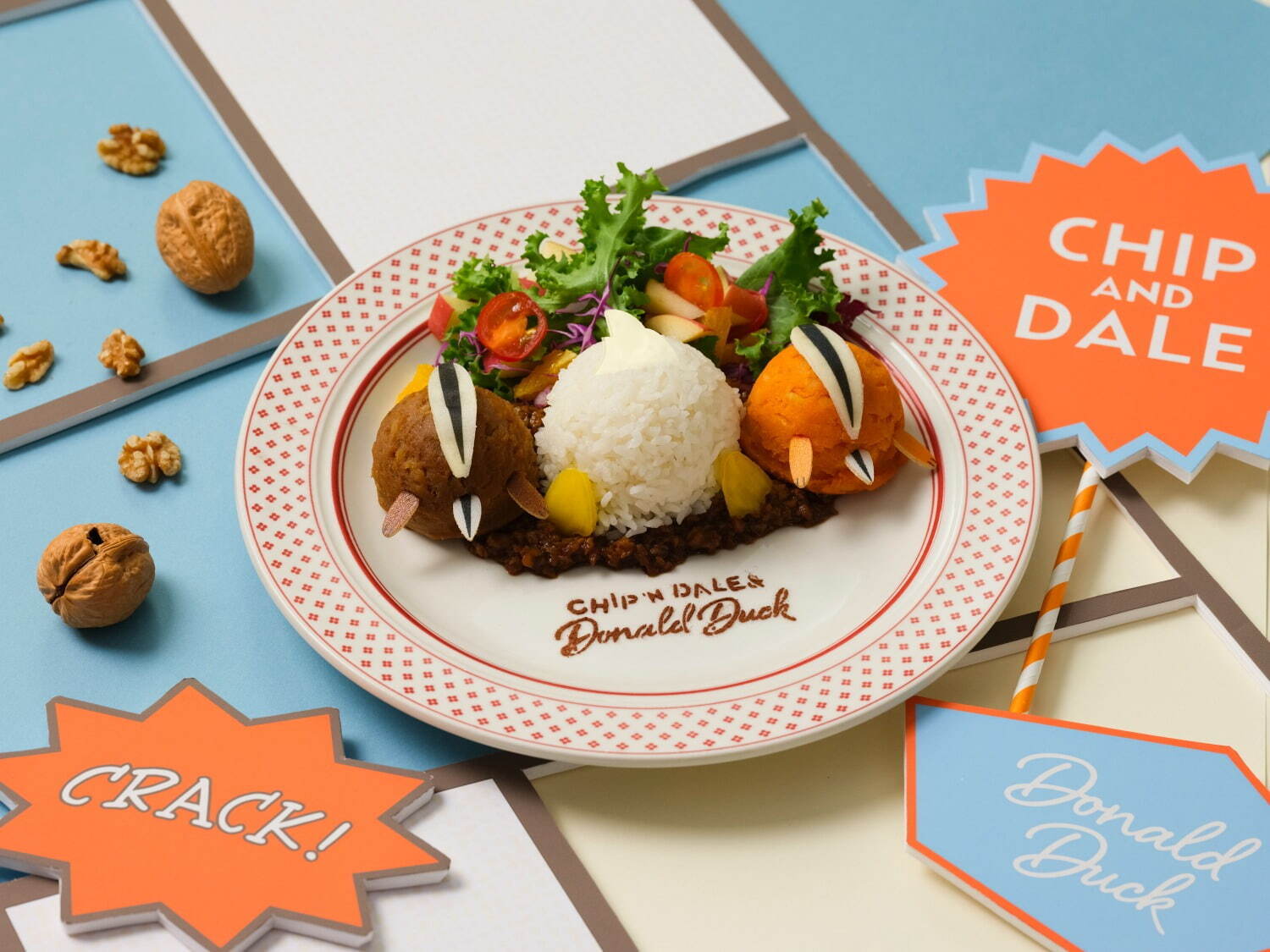 チップとデール＆ドナルドダックのスペシャルカフェが東京と大阪にオープン、限定グッズも販売｜写真1