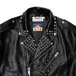 ブラックミーンズ×コンダクター“スタッズ付き”ライダースジャケットやテーパードジップパンツ｜写真5