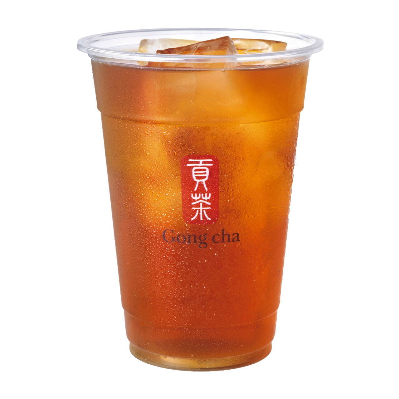 ゴンチャ(Gong cha) アップルシナモンティー/ミルクティー｜写真1