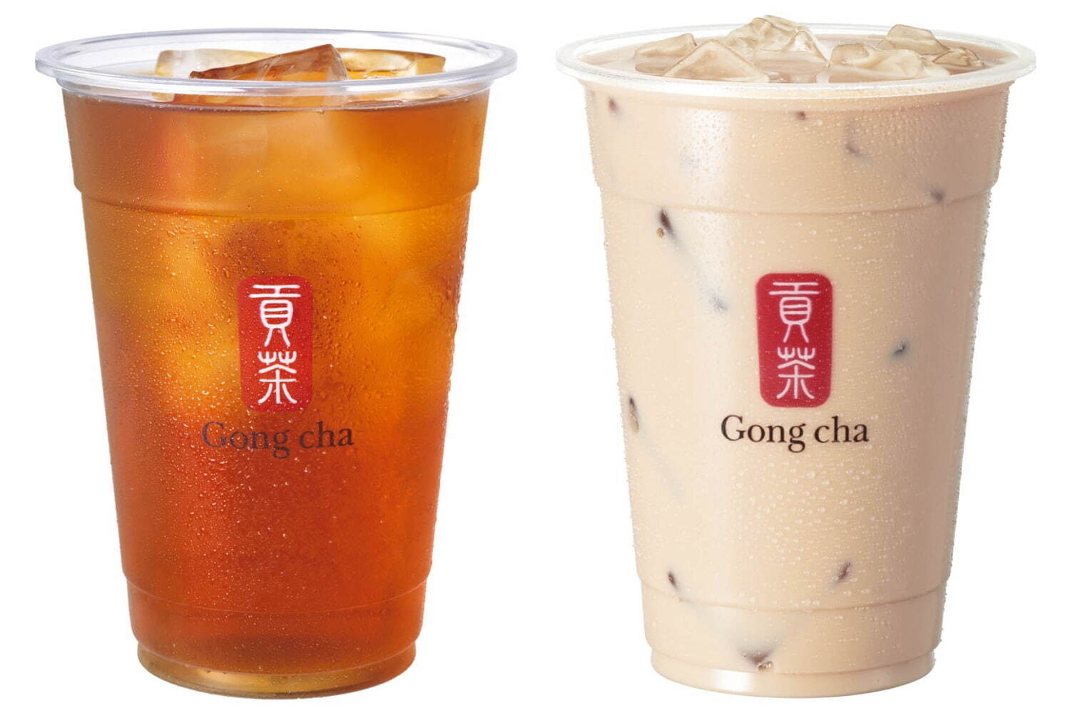 ゴンチャ「アップルシナモンティー/ミルクティー」