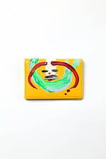 ディスコード ヨウジヤマモト×SUMIRE、カラフルなアートの一点物バッグや革小物が渋谷パルコに｜写真8