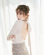 スナイデル23年クリスマス新作“雪の魔法”で煌めく刺繍ドレス＆エレガントな肌魅せニットなど｜写真12