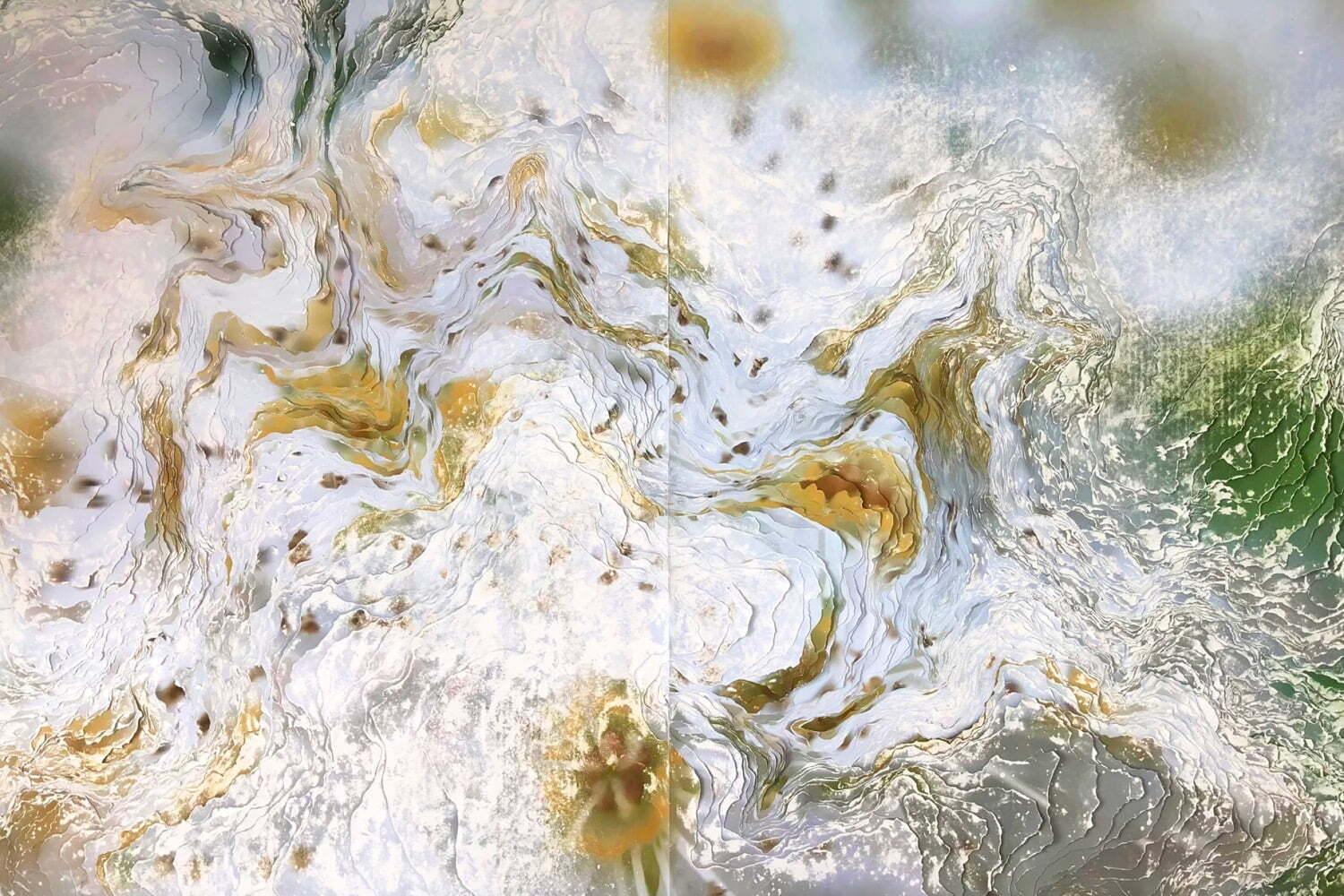 Nerholの新作展が表参道で、“時間の多重性”帰化植物をテーマとした立体作品を発表