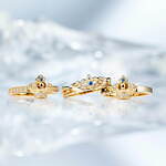 ジャスティン デイビス ブライダル新作エンゲージメント＆マリッジリング、“クラウン”モチーフなど｜写真1