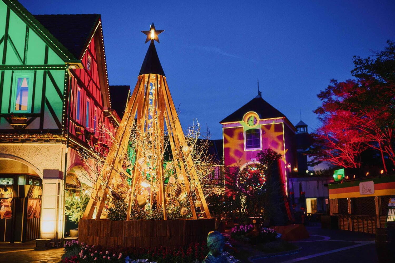 神戸布引ハーブ園／ロープウェイ「古城のクリスマス2023」