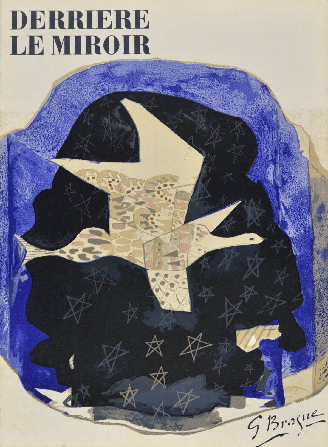 ジョルジュ・ブラック 美術雑誌『デリエール・ル・ミロワール』表紙 1959年
