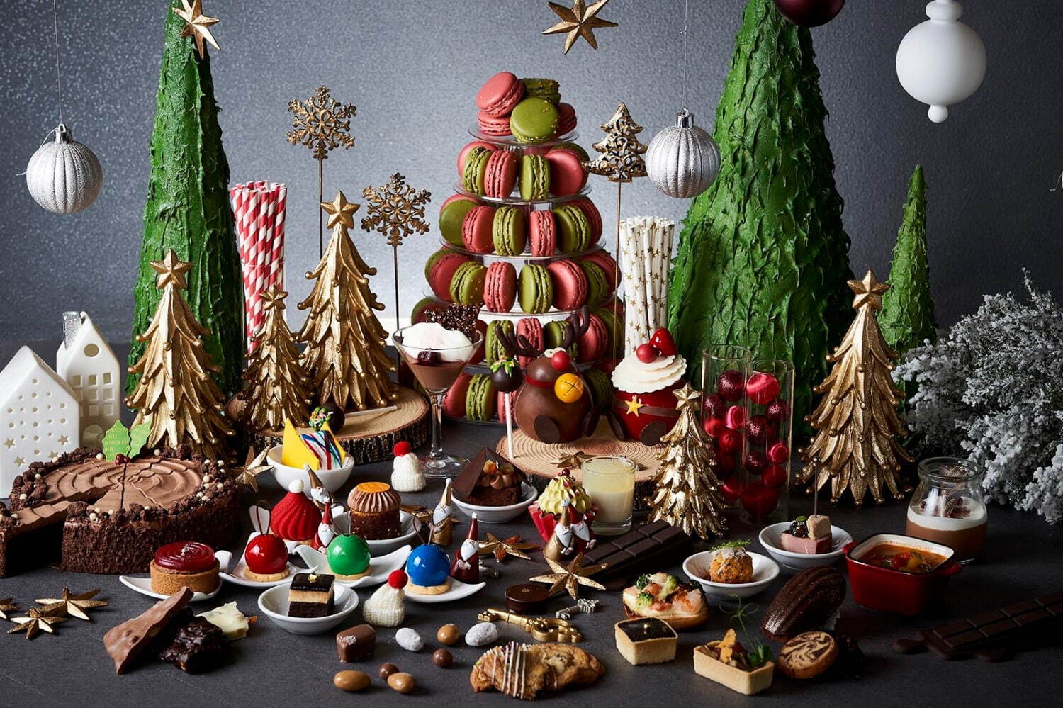 チョコレートビュッフェ｜ザ・リッツ・カールトン大阪のクリスマスアフタヌーンブッフェ「小さなサンタのチョコレート工房」
