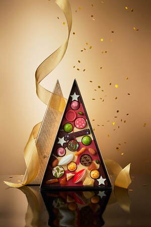 ショコラティエ パレ ド オールの冬限定スイーツ、3種のベリー×チョコレートパフェやツリーショコラ｜写真3