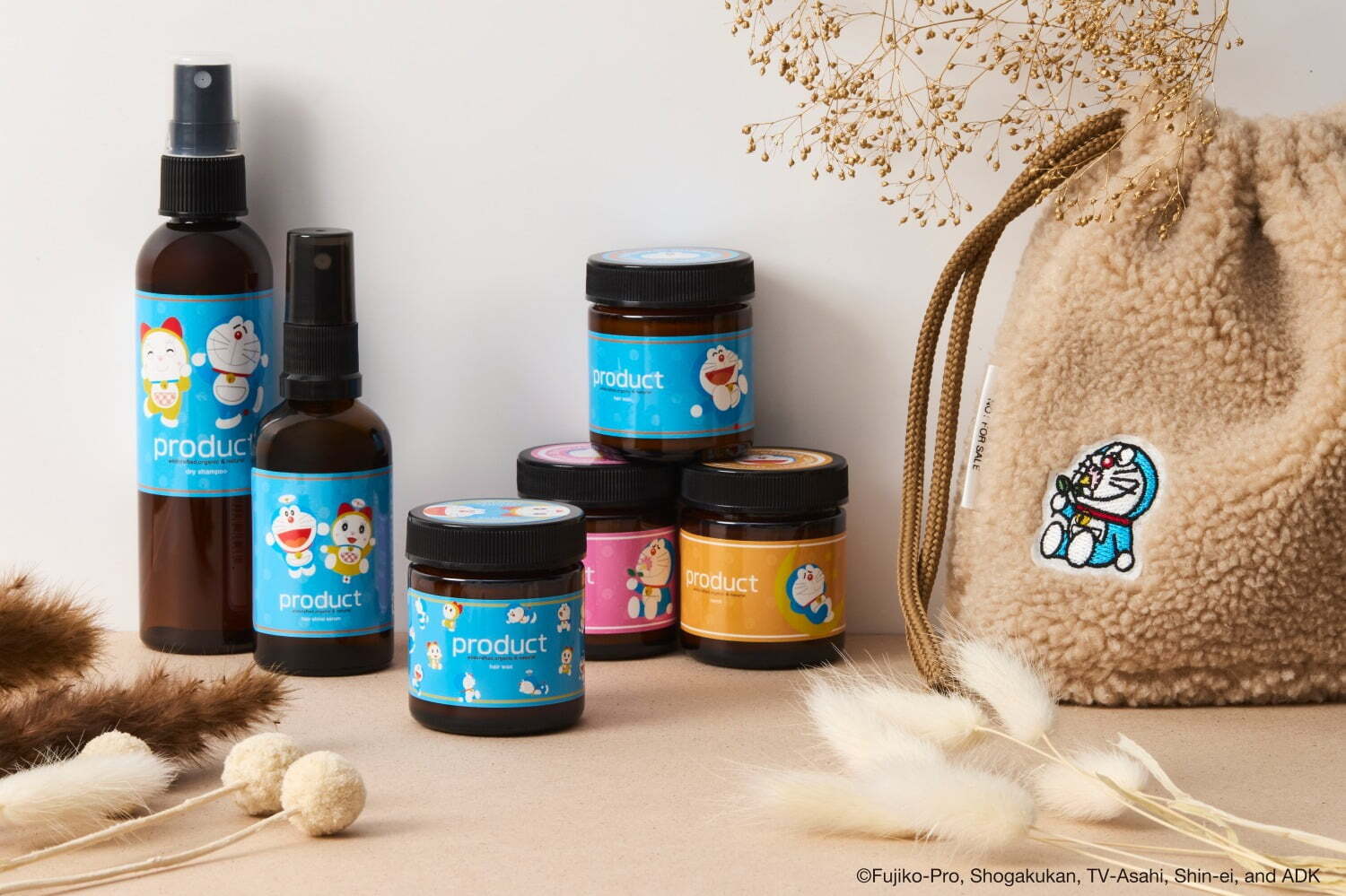 保湿ケア｜ザ・プロダクト「ドラえもん」限定デザインのヘアケア、ヘアワックスやドライシャンプーなど
