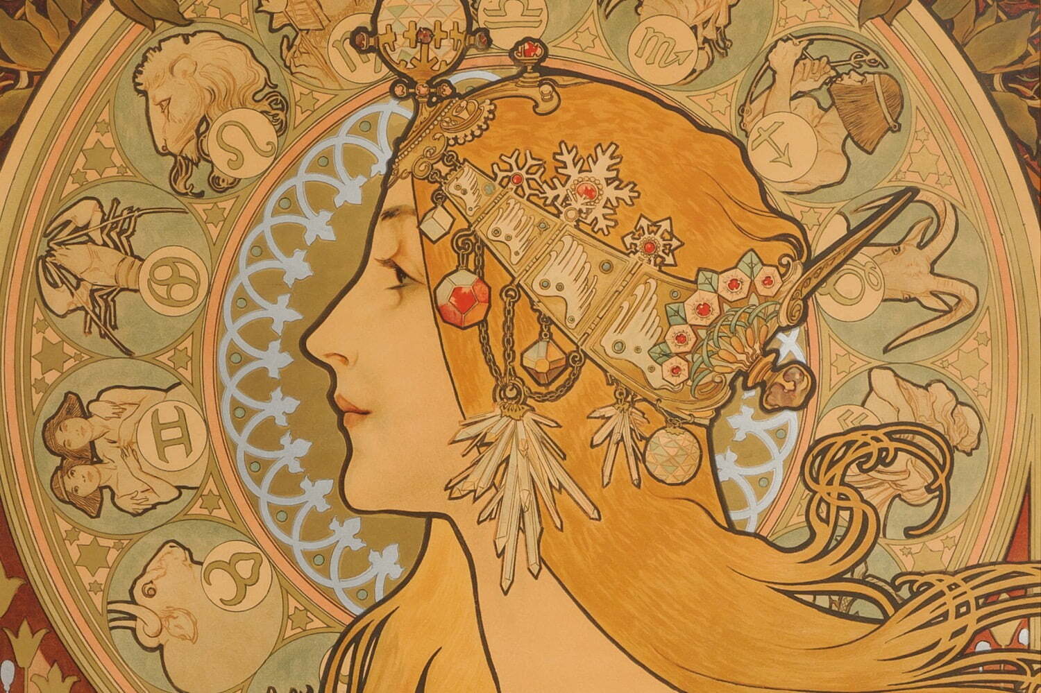 水彩画｜「ミュシャ展 マルチ・アーティストの先駆者」熊本市現代美術館で、デザイン＆絵画など169点が集結