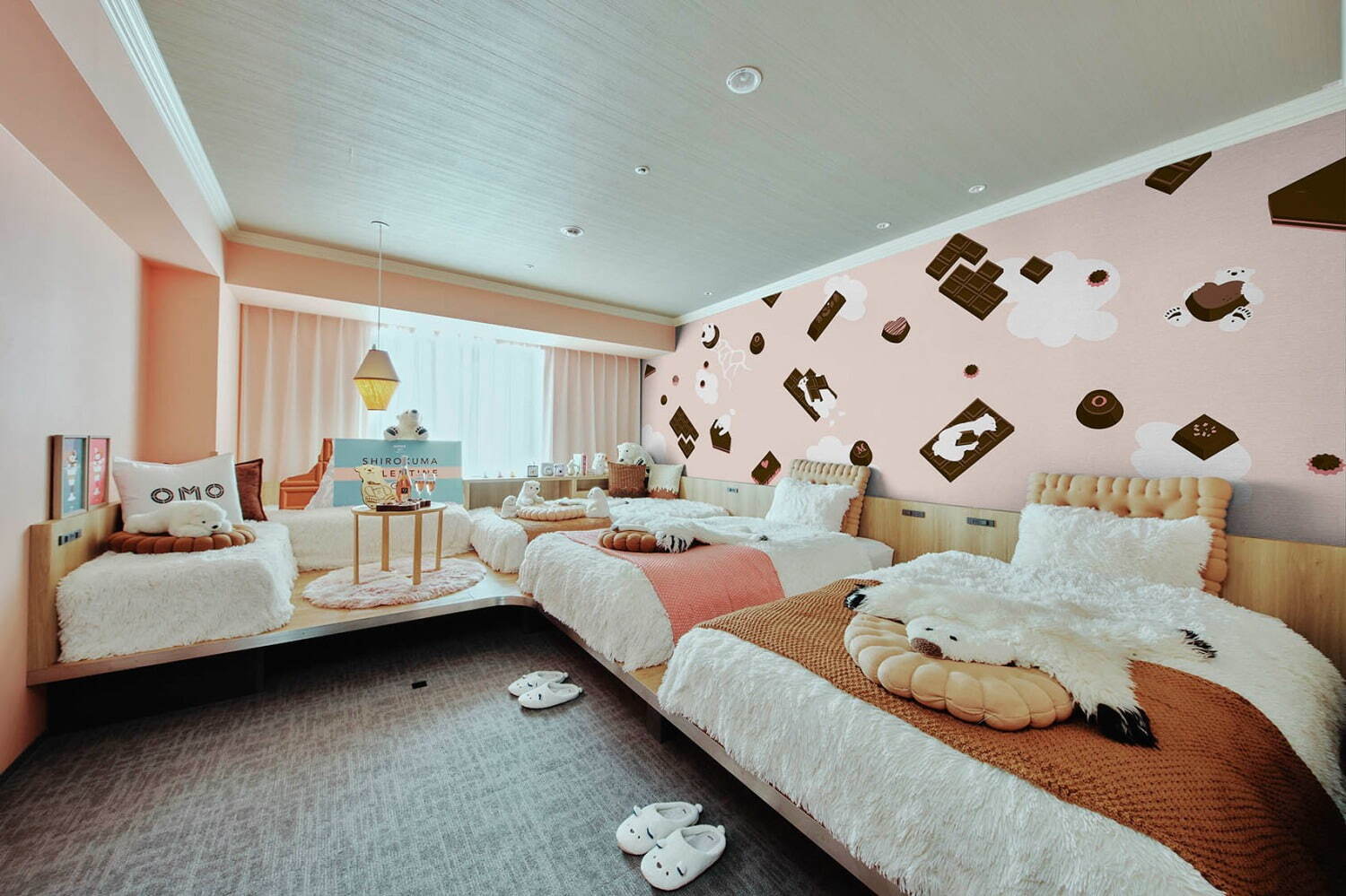 OMO7旭川 by 星野リゾート、シロクマづくしの限定宿泊プラン「シロクマバレンタイン女子会」