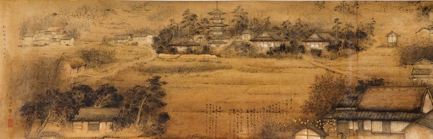 日本画家・不染鉄の展覧会が奈良県立美術館で - 郷愁漂う村落