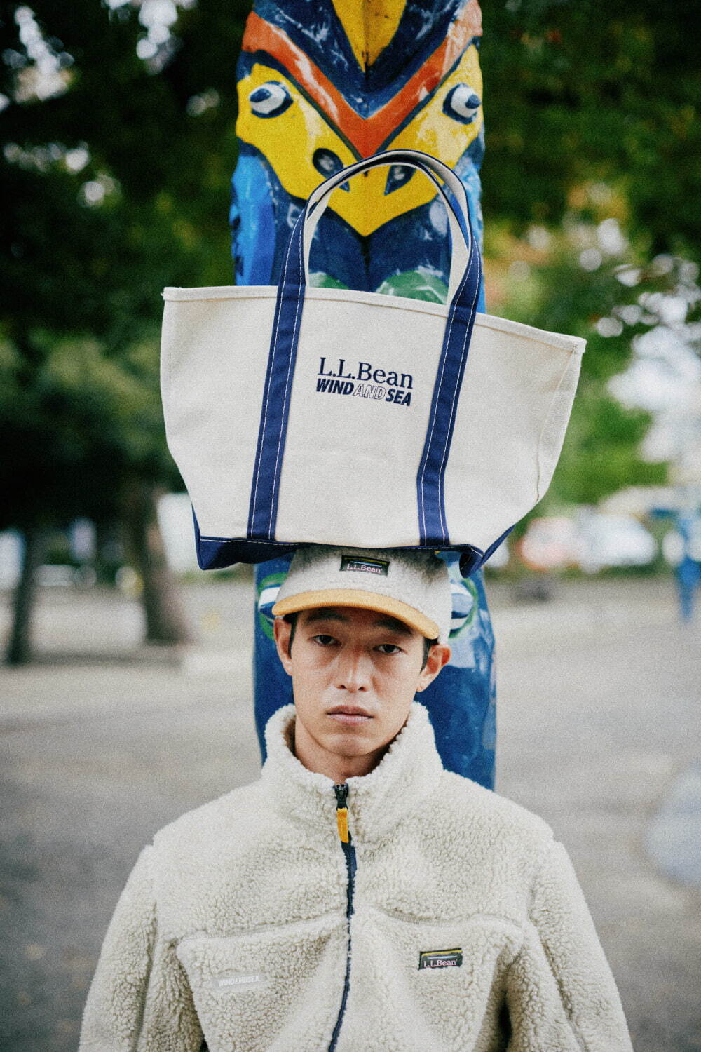 エルエルビーン×ウィンダンシー、Wネームロゴ入りトートバッグや“ラバーネーム付き”フリースジャケット｜写真102