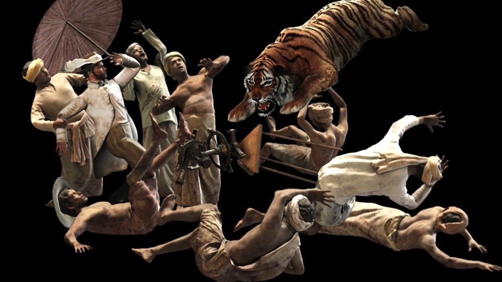 ホー・ツーニェン 《一頭あるいは数頭のトラ》 2017年 映像スチル