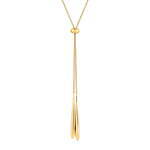 4℃“水”モチーフの新作ジュエリー、煌めくイエローゴールド×ダイヤモンドのネックレスやピアスなど｜写真4