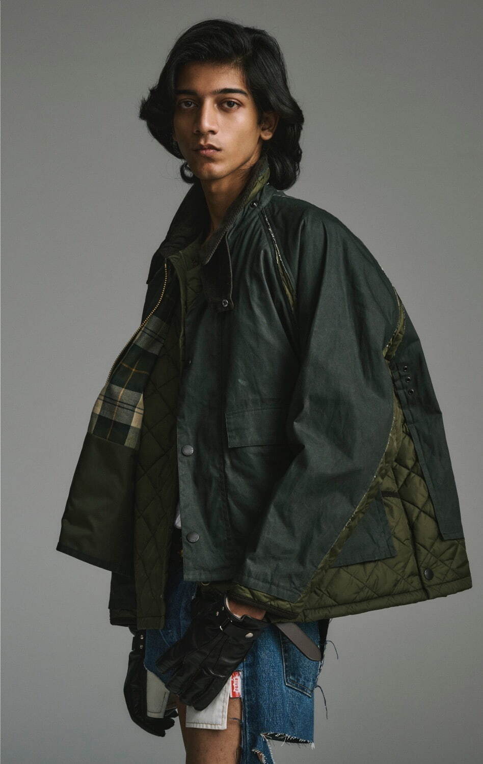 週末限定価格)barbour yoke JS サイズ1-