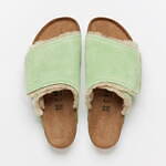 ステューシー＆ビルケンシュトックのスエードサンダル、アッパーにふんわりシアリング｜写真11