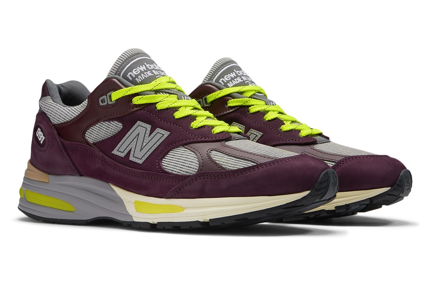 ニューバランス「991v2」スニーカーに“ビーツのピクルス”色アッパーの新作、パッタとコラボ