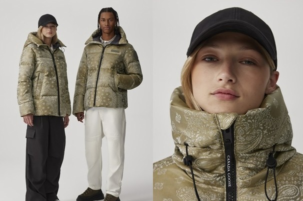 カナダグース人気の「クロフトン」ジャケット＆ベストがペイズリー柄に、米発コンセプツとコラボ