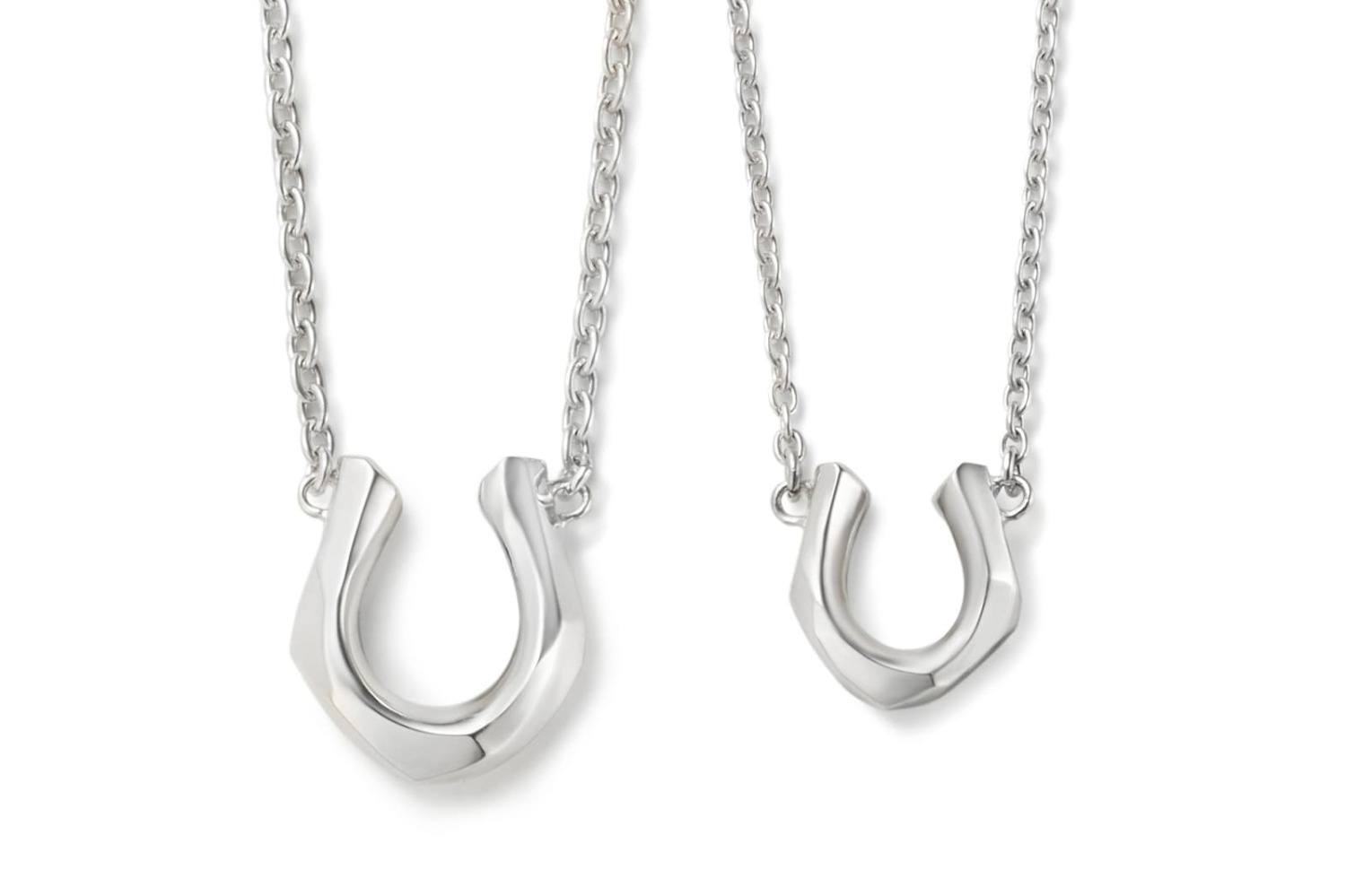 GARNI シルバー ネックレス 馬蹄 Crockery Horseshoe Pendant [2 pcs set] | GARNI ONLINE STORE