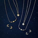 テイクアップのウィンタージュエリー、“冬の光”着想の天然石ピアス＆星座のダイヤモンド輝くネックレス｜写真18