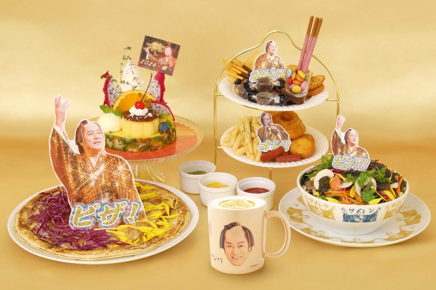 〈東京・渋谷パルコ〉「マツケンサンバⅡ」コラボカフェ、新メニュー加わり再び開催