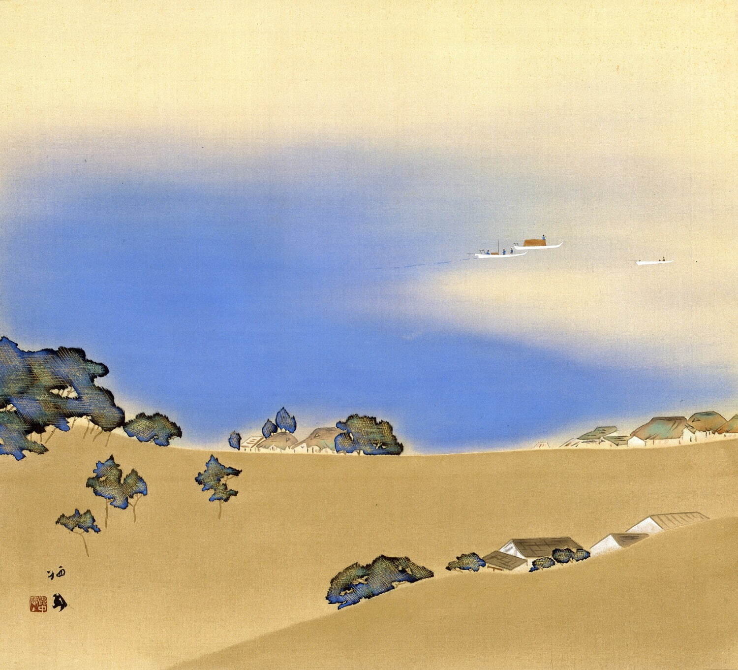 竹内栖鳳《晴海》1918年頃(大正7年頃)[後期展示]
