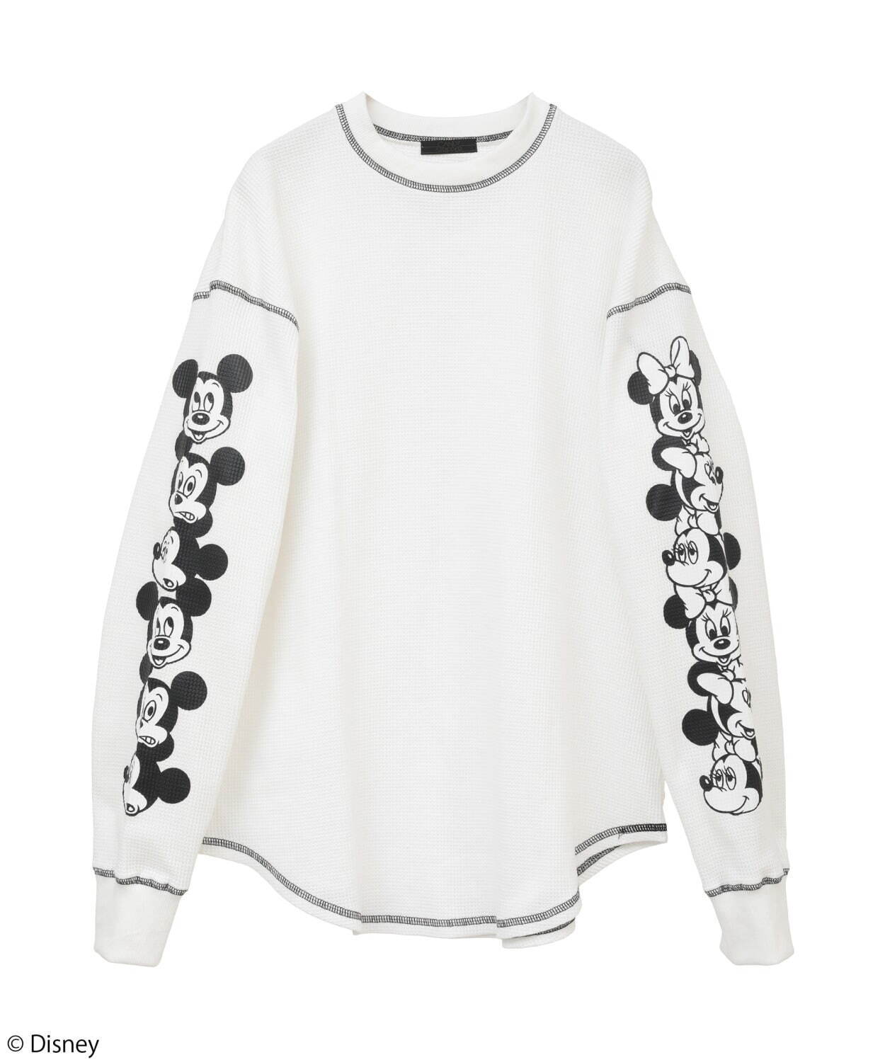 MICKEY&MINNIE / WAFFLE L/S TEE 18,700円