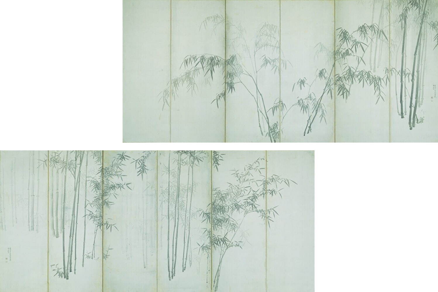 重要文化財 円山応挙筆 《雨竹風竹図屏風》 江戸時代 安永5年(1776年) 京都 圓光寺 ［前期展示］