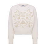 ベビー ディオール24年春新作、ゴールドに煌めくフローラル刺繍ニット＆カナージュ刺繍のバックパック｜写真2