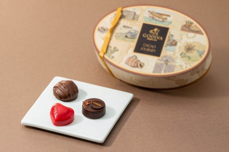 「ゴディバカカオジャーニー」カカオの産地を“旅するように味わう”24年バレンタインチョコレート