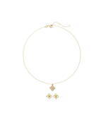 トリー バーチ23年クリスマス - メタリックゴールドのレザーバッグ＆ミニ財布、パールピアスも｜写真6