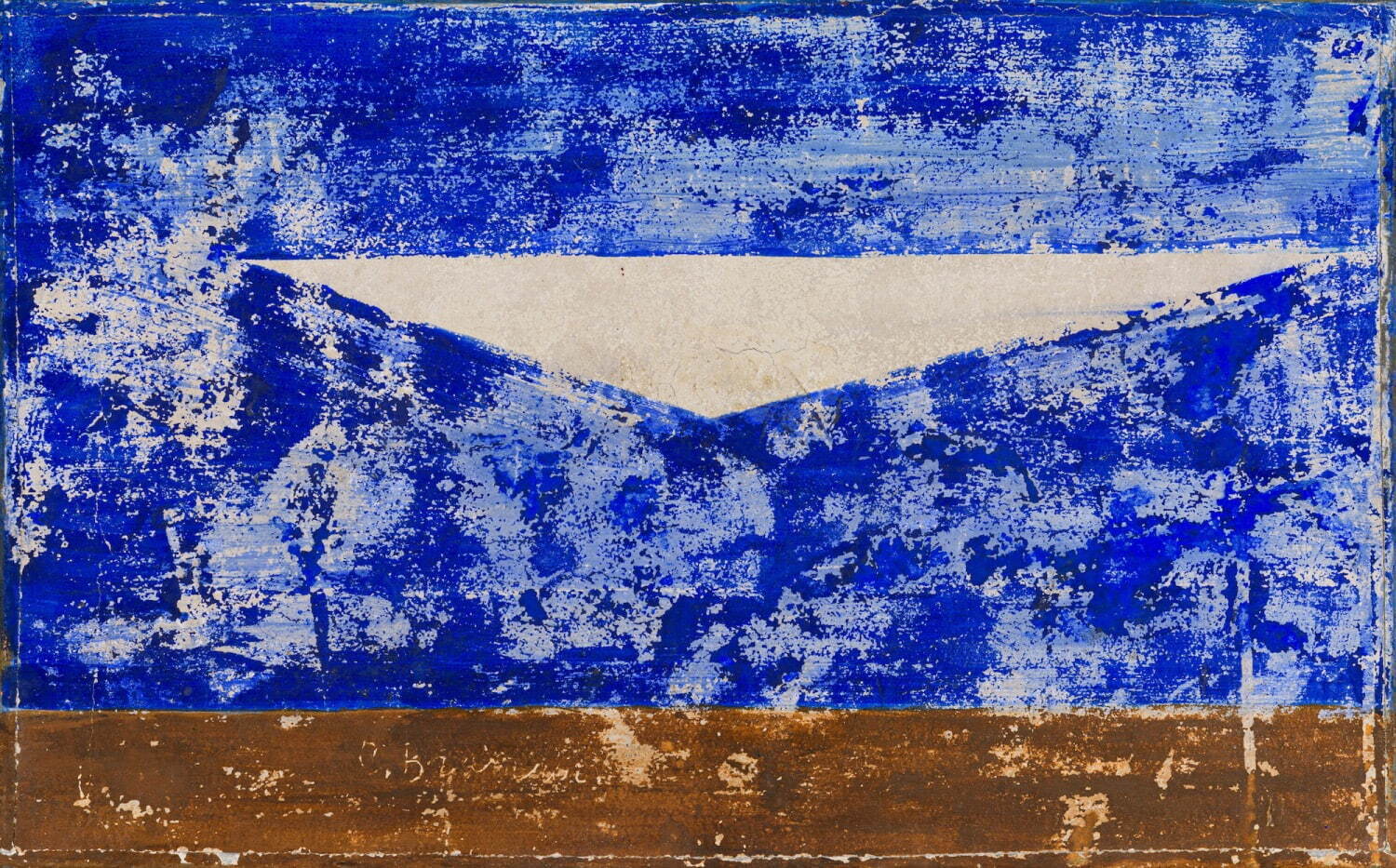 コンスタンティン・ブランクーシ 《鳥》 1930年
フレスコ 29.0×47.0cm 個人蔵