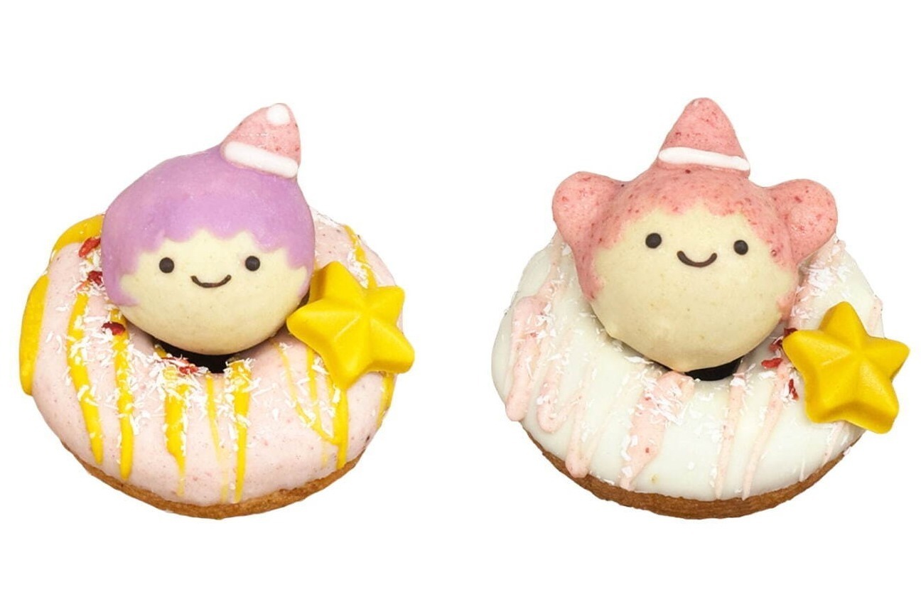 サンリオ「キキ＆ララ」がクリスマス仕様のドーナツに、サンタ帽やツリーモチーフでフロレスタから
